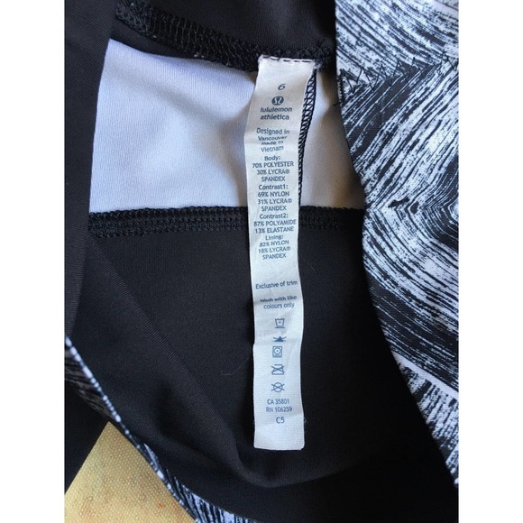 RARE EUC 2015 Lululemon Tight Fit Hot to Street Mesh Panel Heat Wave Leggings 6 - Picture 10 of 12